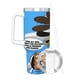 thumbnail image 3 of Augie Doggie y Doggie Daddy Vaso aislado de acero inoxidable con asa, diseño temático, regalo para familia, amigos y fans; incluye pajita y encaja en el portavasos estándar, 40 oz, 3 of 6