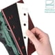 thumbnail image 4 of 50 Lijas Rectangular Velcro 93x190mm 8 Orificio Madera, 4 of 7