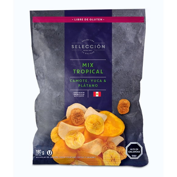 Chips Vegetales Mix Tropical, 180 g