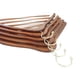 thumbnail image 3 of Perchas de madera para trajes de calidad con acabado en nogal (paquete de 5), 3 of 9