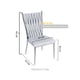 thumbnail image 2 of Silla Dorada Para Comedor Arthur Beige, 2 of 3