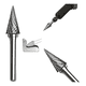 thumbnail image 3 of "Set 10 Fresas Rotativas Belug Para Metal, Taladro Y Dremel, Lima plata ", 3 of 5