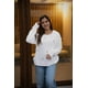 thumbnail image 1 of sweater polerón blanco con estrellas doradas - MM SHOP, 1 of 3