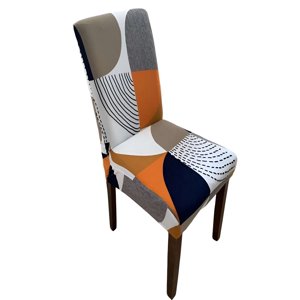 Genérico - Pack De 6 Fundas Para Silla Elasticadas Con Diseño Estampado F1