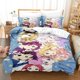 thumbnail image 1 of v630 Bed Sheets Yuru Camp Bedding Set Single Twin Full Queen King Size Bed Set Aldult Kid Bedroom Duvetcover Sets Anime bed sheet set 3-Piece Bedding Set (1 Duvet Cover + 2 Pillow Shams) Bed Sheets ju, 1 of 5