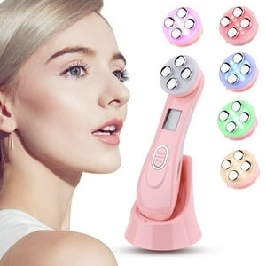 Veatool - Masajeador Facial Eléctrico Ems, Aparato De Belleza Rf, 6 Modos, Carga Usb Portátil, Reafirmante De La Piel Facial, Masaje Rejuvenecedor Aparato De Belleza
