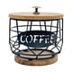 thumbnail image 5 of Soporte Para Cápsulas De Café Con Base De Madera, Contenedor De Hierro Para Cocina, Escritorio Y Oficina., 5 of 5