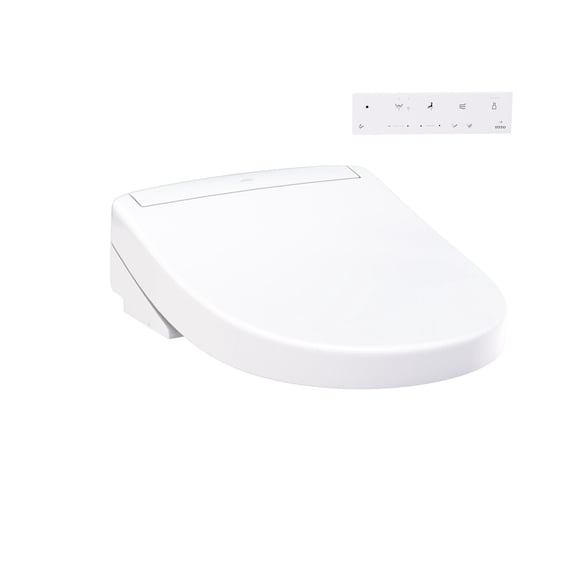 Asiento electrónico para bidé, inodoro, TOTO washlet S5, algodón, blanco
