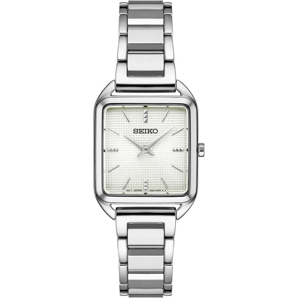 Reloj Seiko Essentials Ss Quartz Esfera Plateada Analógico