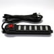 thumbnail image 1 of Alargador Zapatilla con Switch 6 Posiciones 3mts Negro, 1 of 2