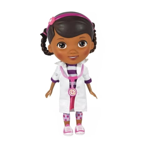 Disney - Disfraz De Médico Con Estetoscopio, Muñeca Exclusiva De Doc Mcstuffins