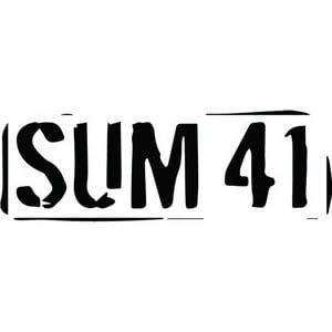 Rienda Libre Graphics - Decomural Sum 41 Band Logo Ws-33605
