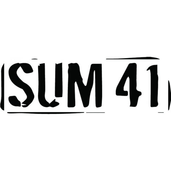 Decomural Sum 41 Band Logo WS-33605