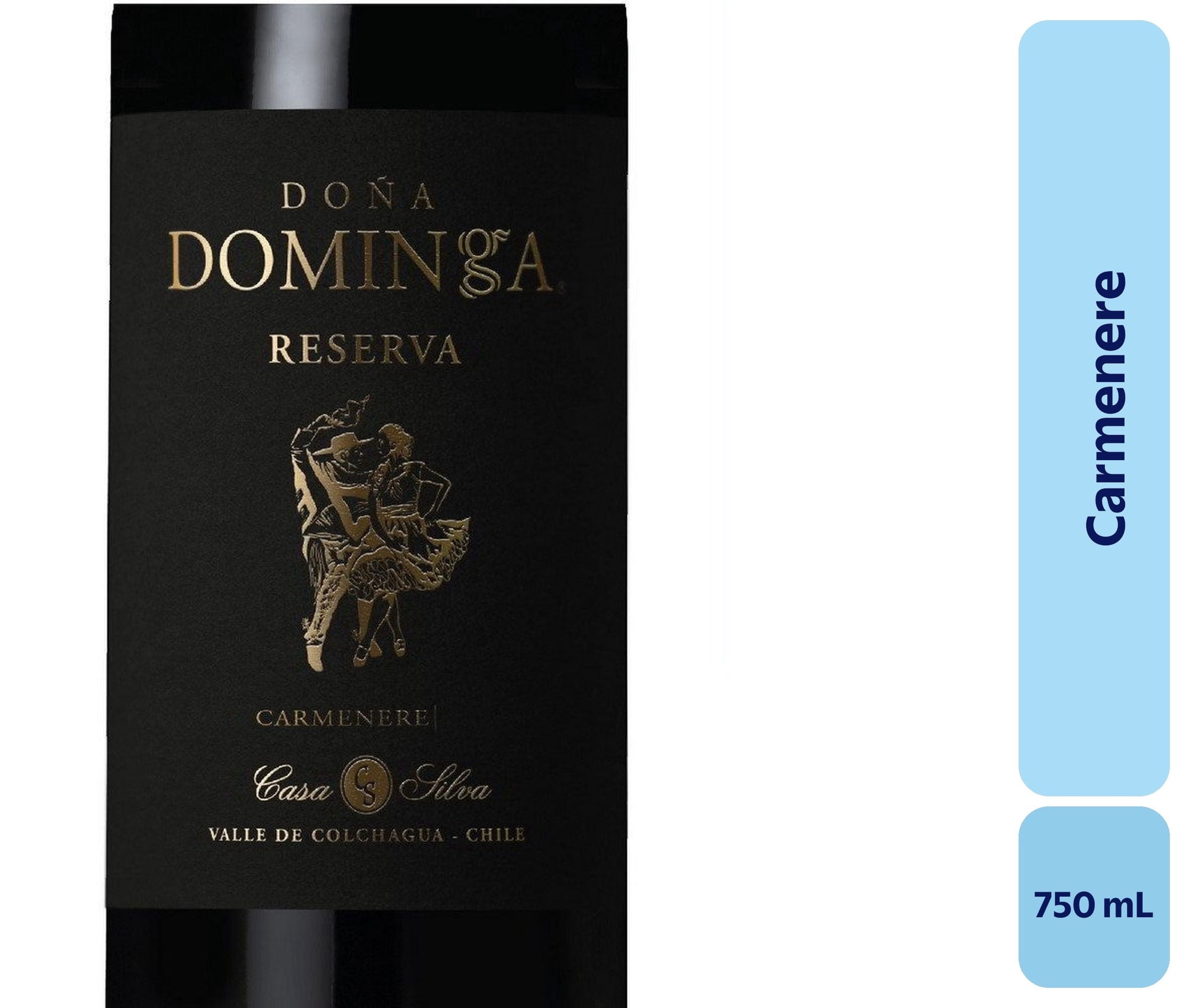 Vino Carménère Botella 750 mL Dona Dominga