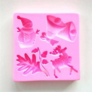Genérico - Molde De Silicona Molde Campanas Molde Fondant Reno Bellota