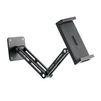 Magideal - Soporte De Pared Ajustable Giratorio Soporte Universal Para Dispositivos Base De Aleación De Aluminio Montaje Con Taladro Adecuado Para Hogares Oficin Desplegado 32Cm