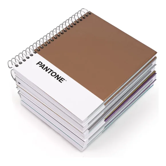 Pack 5 Cuadernos Pocket Pantone (pequeño) Metalizados 5mm