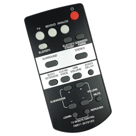 Bothyi - Fsr71 Zk72120 Mando A Distancia De Repuesto Alimentado Por Batería Para Yamaha Yas-203