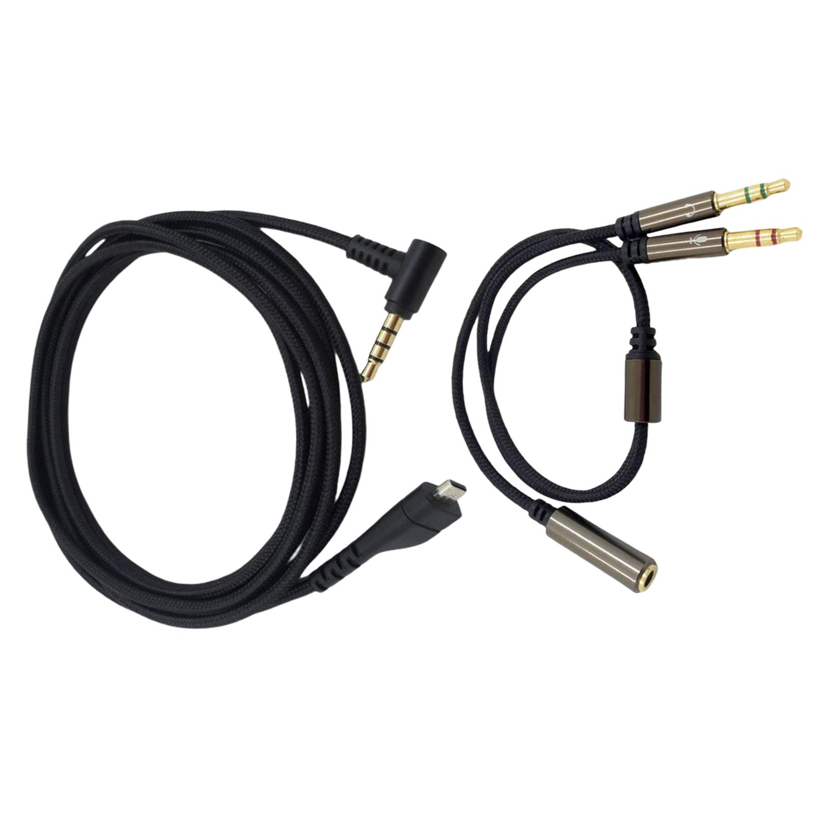 Bothyi - Cable De Repuesto De Audio De 6,5 Pies Para Steelseries Arctis 3 5 7 Pro Negro