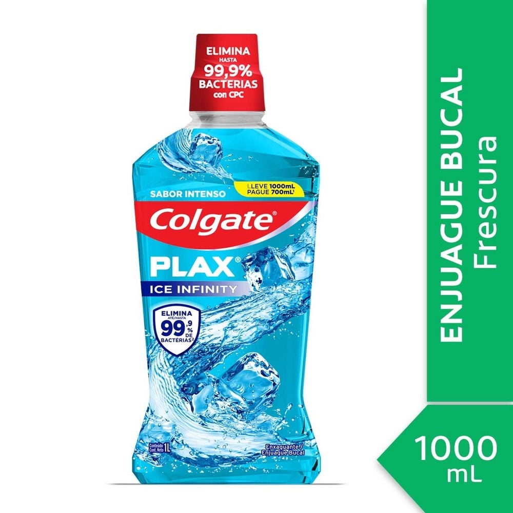 Colgate - Enjuague Bucal Plax Ice Infinity