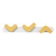 thumbnail image 3 of Perchas De Pared Vintage Adhesivo Decorativo Montado En La Pared Para Mudroom Coat Purse White, 3 of 5