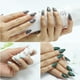 thumbnail image 5 of Uñas postizas a presión, cobertura total, coloridas, para salón de uñas, con taladro decorativo., 5 of 5