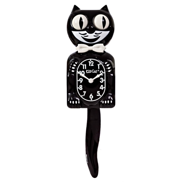 Kit de reloj de pared Cat Klock Gentlemen The Original Classic Black