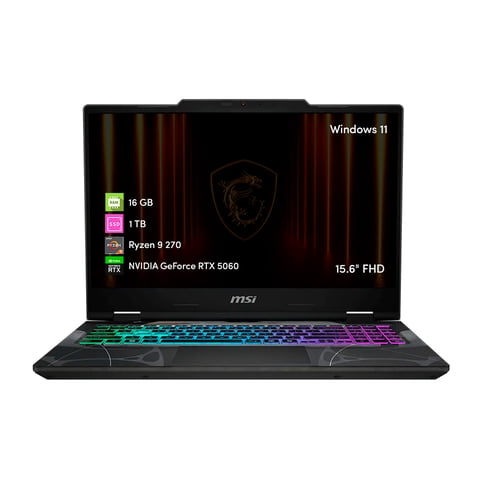 Notebook Gamer Msi Cyborg Ryzen 9 16Gb 1Tb Ssd Rtx5060 15.6