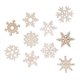 thumbnail image 2 of Adornos de madera surtidos 10x Adornos Piezas de Navidad Adornos DIY Craft, 2 of 5