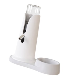 Ioensy - Hervidor De Agua Ajustable Y Cómodo Para Hámster, Suministros Para Mascotas Para Animales Pequeños, Loros, Color Blanco