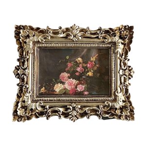 Magideal - Marcos De Fotos Vintage, Regalos Antiguos Elegantes Artes Rectangulares Decoración Independiente Soporte De Fotos Marcos Para Colgar En La Pared