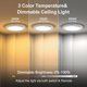 thumbnail image 3 of Rechargeable Motion Sensor Ceiling Light Indoor Closet Light, 3 of 3