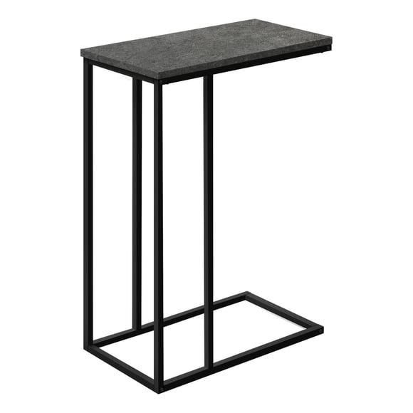 Mesa Auxiliar Monarch Specialties I 3765 en Forma de C, Metal Gris