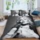thumbnail image 2 of Madonna Conjunto de sábanas temático, trío de piezas, cómodo y amigable con la piel, diseño único, regalo de decoración para el hogar para familiares, amigos y fans,173X218cm, 2 of 6
