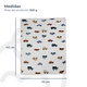 thumbnail image 4 of Frazada Ultra Soft Auto 110x140cm Beige Bebesit, 4 of 4