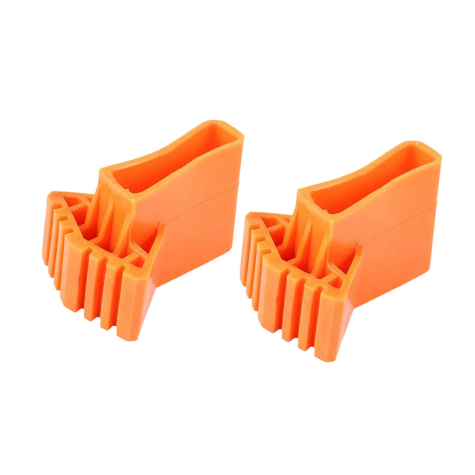 Magideal - 2x Pies De Conductor Pads De Goma, Tapa De Tapa De Los Pies De Escalera, Tapa De Protección Del Espalda De Silla, Evita El Piso De Los Rasguños, La Ta