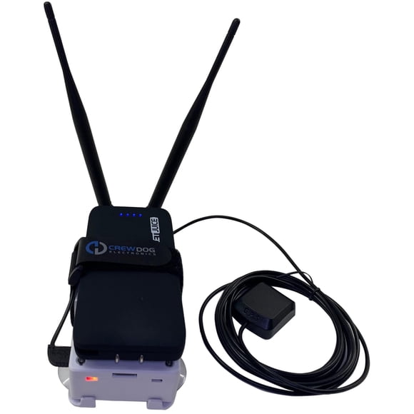 Receptor GPS Crew Dog Electronics ADS‑B de Doble Banda
