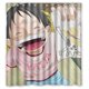 thumbnail image 1 of Cortina de ducha de Anime One Piece, juego de cortina de baño con ganchos, tamaño 66 x 72 pulgadas, 1 of 3