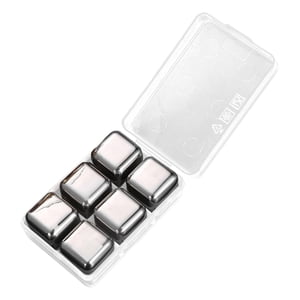 Bothyi - Cubos De Hielo De Enfriamiento De Acero Inoxidable, Cubos De Whisky Para Bebidas, Jugo, Cerveza