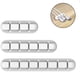 thumbnail image 2 of Clips para cables, organizador de cables, soporte autoadhesivo para cables USB, de alimentación y de oficina. Organizador de cables., 2 of 8