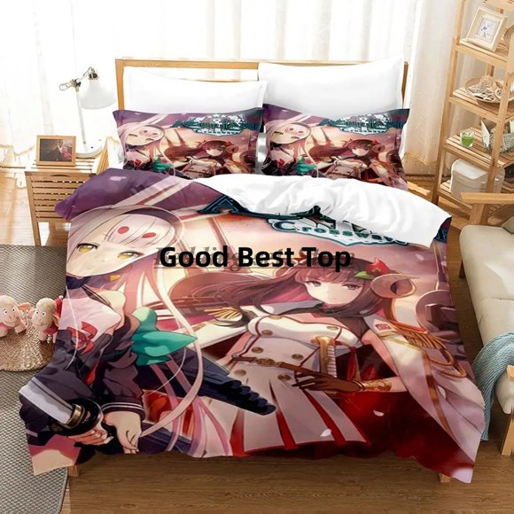 Azur Lane Bedding Set Bed Set Aldult Kid Bedroom Duvetcover Sets Bed Sheet Set