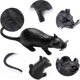 thumbnail image 4 of Juguetes de broma para fiestas con forma de rata falsa para Halloween, 33 unidades, 4 of 6