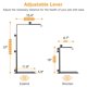 thumbnail image 2 of Lámpara térmica NEPTONION Reptile Domes Stand, ajustable, de 43 a 94 cm, 2 of 7