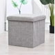thumbnail image 3 of Puff Silla Cubo Organizador Plegable Multifuncional 38cm Gris, 3 of 3