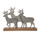 thumbnail image 2 of Decoración de mesa con diseño de reno navideño Glitzhome, 32,5 cm, metal, 2 of 12