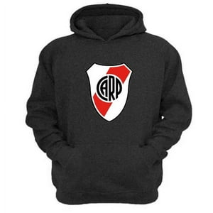 Genérico - Polerón Canguro River Plate Gris Oscuro Talla Xl Unisex