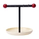 thumbnail image 3 of Soporte Organizador De Joyas Con Bandeja, Organizador Colgante Moderno, Bandeja Para Joyas, Plato, Bandeja Blanca, Varilla Negra, 3 of 3