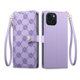 thumbnail image 1 of Funda Billetera con Cierre para [iphone 15] con Tarjetero, Soporte y Correa de ManoMorado, 1 of 5
