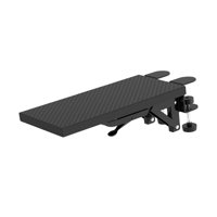 Magideal - Reposabrazos Para Ordenador, Escritorio Para Ordenador, Reposamuñecas, Cómodo, Plegable, Práctico Tablero De Extensión Ergonómico, Soporte Para Codo Negro