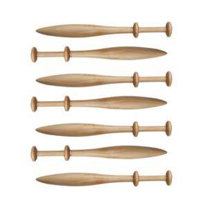 Magideal - 7 Uds. De Bobinas De Encaje De Madera, Fabricación De Encaje De Bolillos, Utensilios De Costura Duraderos Para Adultos, Herramientas De Bricolaje Para